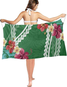 Pareo Boho Lava Lava, Vestido de Playa, Vacaciones de Verano, Resort, Fiesta en la Piscina, Ligero, de Rayón y Algodón - Product Image 4