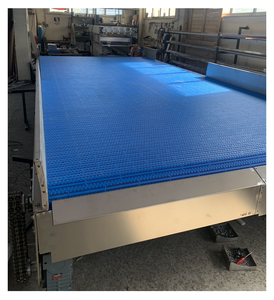 New Modular <b>Belt</b> <b>Conveyor</b> with Stainless Steel Frame Vertical Design Heat Resistant Plastic Material for Food Transportation - Product Image 6