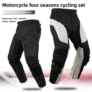 Pantalon de moto en Cordura pour homme, armure CE, pantalon de moto respirant, imperméable, résistant à l'abrasion, jean de tourisme pour motard - Product Image 2