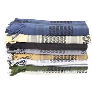 2025 Unisex Shemagh bufanda a cuadros borla desierto árabe Keffiyeh ligero 100% algodón Head Wrap hombres mujeres chal de alta calidad - Product Image 3