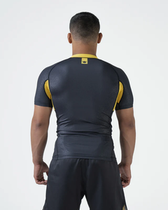 Custom Designed <b>MMA</b> <b>Rash</b> <b>Guard</b> for BJJ & Judo Training-Short Sleeve Spandex/Polyester UPF50+ Anti-Bacterial Breathable Quick Dry - Product Image 4