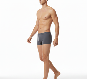 Calzoncillos de Algodón para Hombre Calm Base Gris, Tejido Elástico y Transpirable, Diseñados para un Soporte Equilibrado del Movimiento Corporal - Product Image 4