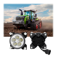 Luz de Trabajo LED Redonda de 50W, Haz de Luz Amplio de 90mm, Lámpara de Trabajo LED para Fendt 1038 1042 1056 1050 Vario
