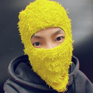 Cheapest INS Style Wholesale Grassy Balaclava Distressed Balaclava <b>Ski</b> <b>Mask</b> Winter Knit <b>Ski</b> <b>Mask</b> - Product Image 4