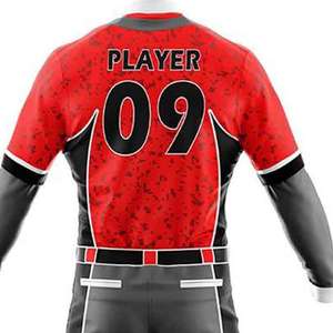 El Mejor Conjunto de Uniformes de Béisbol Personalizados para Hombre, Talla Grande, 100% Poliéster, Transpirable y Antibacteriano, con Logotipo Personalizado Más Vendido - Product Image 5