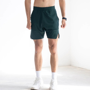 Pantalones Cortos Deportivos de Secado Rápido para Hombre, 100% Poliéster, con Estampado Personalizado, Bolsillos, Pantalones Cortos para Correr, Gimnasio, 5 Pulgadas de Entrepierna - Product Image 3