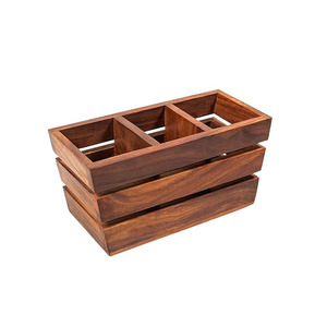 Organisateur en bois dock en bois montre holden commode caddy bureau organisateur bois caddy cadeau au père Fabricant et exportateurs - Product Image 3