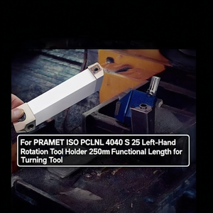 Portaherramientas Rotatorio PRAMET ISO PCLNL 4040 S 25, Rotación Izquierda, Longitud Funcional de 250 mm para Herramienta de Torneado - Product Image 3