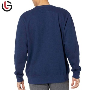 Diseño personalizado de los hombres de otoño sudaderas servicio OEM de alta calidad de cuello redondo de lana impermeable transpirable de color personalizado de ajuste regular - Product Image 2