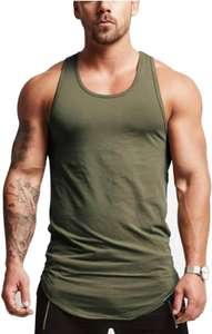 Débardeur de sport en coton pour la course à pied, sans manches, vêtements de fitness, vêtements de sport pour hommes, débardeur de meilleure qualité avec logo personnalisé - Product Image 6