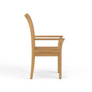 Chaise de salle à manger d'extérieur en teck de haute qualité, mobilier de patio, fabricant personnalisé OEM ODM, directement de l'usine - Product Image 3