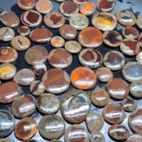 Cabochon en vrac d'opale de feu mexicaine de qualité AAA Belles pierres précieuses de guérison de haute qualité dans toutes les tailles en forme de mélange vert