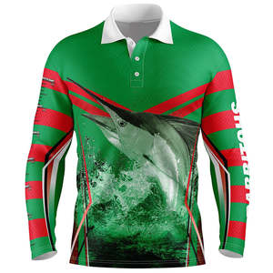 Jersey de pesca profesional para hombre superventas, diseño de nombre personalizado, función transpirable de talla grande, servicio OEM de envío rápido a la venta - Product Image 1