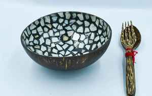 Bol à chocolat en incrustation d'os fait à la main de haute qualité fabriqué à la main en Inde motif rond pour soupe de riz fabriqué en Inde - Product Image 4