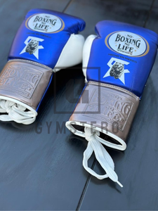Guantes de Boxeo de Piel de Vacuno Genuina de Alta Calidad a Precio de Mayoreo, con Correa de Muñeca Ajustable, Sin Boxeo No Hay Vida, Guantes de Sparring - Product Image 2