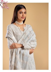 Best Selling High Quality Genuine Leather Fabric Salwar Kameez <b>Ladies</b> Indian & Pakistani Clothing Wholesale Collection - Product Image 3