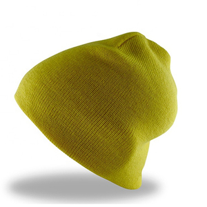 Mode unisexe Beanie hiver chapeaux Patch personnalisé épais tricot Protection contre le froid Slouchy Design voyage commun - Product Image 3