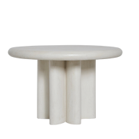 Table de salle à manger ronde légère en béton de luxe Table en ciment au design moderne pour salon Meubles élégants Vente en gros