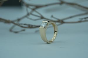 Bague en diamant de laboratoire de luxe coupe princesse VS1 clarté IGI SGL certifié or rose or argent fournisseur en gros - Product Image 6