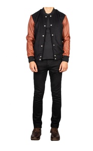 Nuevo de manga larga estilo chaqueta duradera bordado ropa para hombre estilo americano Varsity CollegeBaseballjacket para hombres DDP envío - Product Image 4