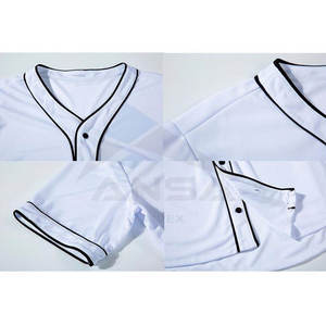 Nouveaux maillots de baseball personnalisés de haute qualité, respirants, vêtements de sport personnalisés, vente en gros à bas prix, uniformes d'équipe pour hommes et femmes - Product Image 6