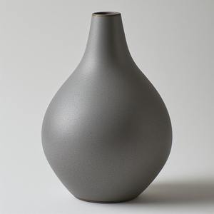 Jarrón de metal clásico hecho a mano con acabado liso, ideal para un estilo interior premium y exhibiciones de arreglos florales de temporada - Product Image 1