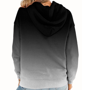Ventes en gros de sweats à capuche pour femmes, respirants, streetwear d'hiver, couleur unie personnalisée, doublure en toile polyester/coton - Product Image 6