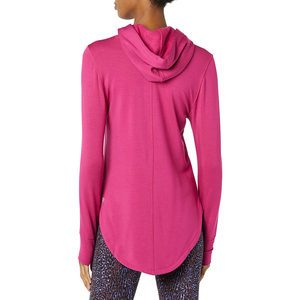 เสื้อฮู้ดดี้ผู้หญิงแบบสวมหัว แขนยาว สีพื้น ดีไซน์ใหม่ คุณภาพพรีเมียม กันลม สำหรับฤดูหนาว ปรับแต่งได้ - Product Image 5