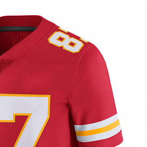 Prix de gros Maillots de football américain multicolores en bas quantité minimale de commande Vêtements de sport d'équipe personnalisables Maillots de football américain - Product Image 3