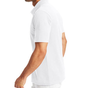 Camisetas de golf de manga corta para hombre de talla grande personalizadas al por mayor para polo 100% algodón de secado rápido con diseño bordado - Product Image 5