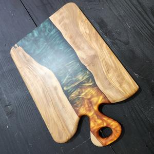 Best Quality Luxury Handmade Wood and Resin Chopping Board Kitchen Item for Hotel Home Custom Color and Cheap Price - Product Image 6