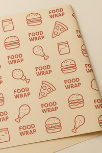 El mejor vendedor, papel encerado para envolver alimentos, papel de envolver hamburguesas con impresión de logotipo personalizado para embalaje de comida rápida - Product Image 6