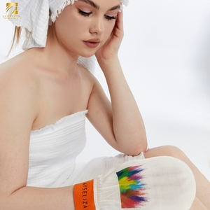 ถุงมือสปาผ้าไหมแบบคลาสสิกสำหรับใช้ในสปาถุงมือช่วยบำรุงผิวซึมซับเร็วผิวเรืองแสงอ่อนโยนช่วยเพิ่มสัมผัสนุ่มใช้ซ้ำได้ - Product Image 1