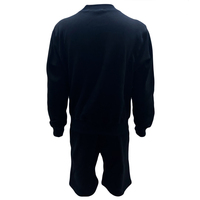 Ensemble de survêtement sport décontracté 2 pièces en coton pour homme, marque personnalisée, avec t-shirt à manches courtes et short de jogging tricoté longueur mollet