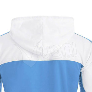 Niceif Hombres Casual Mid-Weight Algodón/Poliéster Impermeable Secado rápido Sudadera con capucha Sudadera de invierno Bolsillos Liso teñido - Product Image 6