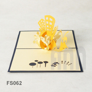 บัตรอวยพรลายหอยทากเวิลด์พิมพ์ลายแบบกำหนดเองการ์ดขอบคุณของขวัญ3D เครื่องพิมพ์การ์ดอวยพรป๊อปอัพผลิตในเวียดนาม - Product Image 1