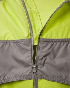 Unisex Plus Size Zip-Up Eco-Friendly Lightweight Nylon Fabric Windbreaker Hooded Casual Sportswear Tracksuit for Winter Solid - Product Image 3