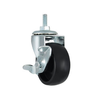 2 inch ren gốc bánh xe (1/4 "-15mm) xoay 360 độ Khóa Loại Castor - Product Image 1