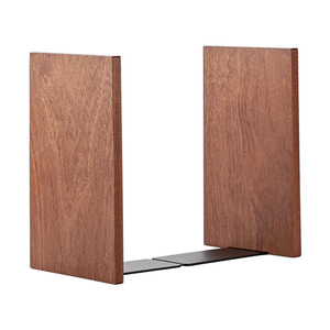 Best Ever Lovely Office <b>Decoration</b> Wooden Bookends with Metal Art Gift for Couples <b>Book</b> Stand/Holder - Product Image 5