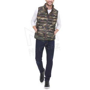 Veste matelassée légère sans manches pour homme, couleur unie, imperméable, respirante, style streetwear, meilleur prix - Product Image 5