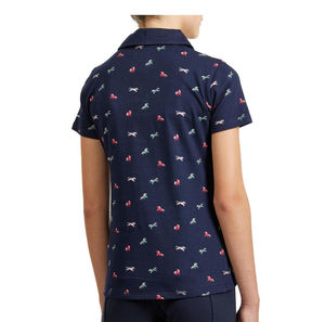 Équestre Équitation Sous-Vêtements Techniques montrent chemises top pour enfants OEM Logo Personnalisé Formation Polo Tops pour enfants - Product Image 3