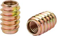 Hot Sale M10 Manufacturers Hot Selling Threaded Inserts Wood Threaded Inserts Bolt Inserts Threaded Nuts