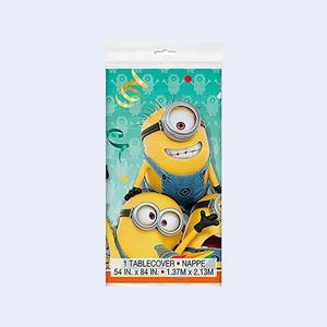 Mantel de Minions 54x84 Pulgadas (1.37x2.13M) de Plástico para Decoración de Fiestas - Product Image 1