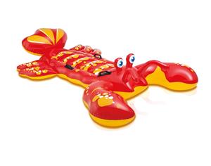 Bouée gonflable géante en forme de homard Intex, jouet de piscine pour enfants, capacité de 176 lb - Product Image 1
