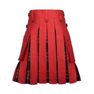Kilt traditionnel hybride en cuir avec accents en cuir, uniforme des Highlands, taille personnalisable - Product Image 4