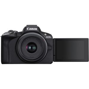 R50 Mirrorless <b>Camera</b> RF-S 18-45mm STM Lens 64GB Memory Card 3 Pc <b>Filter</b> Kit Case Flash Tripod HD Wide Angle Telephoto Lens - Product Image 5