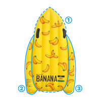 Planche de surf gonflable personnalisée OEM pour enfants (WC-M23) 8 ans et plus, planche de bodyboard pour jeux aquatiques d'été, durable, PVC de 0,30 mm d'épaisseur, sécurité garantie