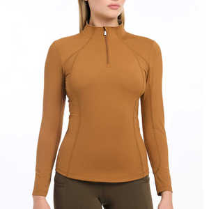 Couche de base à manches longues d'équitation de qualité supérieure Couche de base légère Couleur unie Vêtements décontractés Couche de base d'équitation - Product Image 6