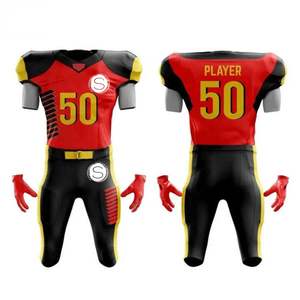 Uniforme de fútbol americano de calidad superior Diseño de conjuntos transpirables - Product Image 6