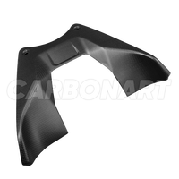Carbonart - Carenado de Fibra de Carbono Real para Ducati Diavel V4, Protector de Tanque, Pieza de Repuesto/Reparación